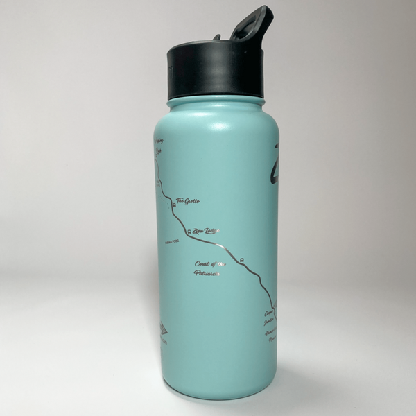 Zion Shuttle Map Bottle